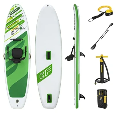 Abbildung von Bestway Hydro Force™ SUP Touring Board Set, Freesoul Tech, 340 x 89 15 cm, mit Paddel und Kajak Sitz