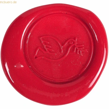 Abbildung von 3 x Herbin Siegel 24mm Symbol Taube