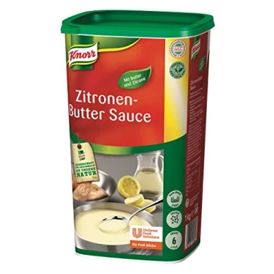Abbildung von Knorr Zitrone Butter Sauce (frischer Zitronengeschmack, feine Butternote) 1er Pack (1 x 1 kg)