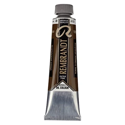 Abbildung von Rembrandt Oil Colour Tube Greenish Umber 410