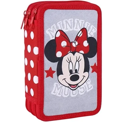 Abbildung von Disney Minnie Mouse Federmäppchen Komplett 44 teiliges für Kinder