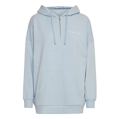 Abbildung von Thejoggconcept Jcsafine Halfzip Sweatshirt, Damen, Größe: Large, Cashmere blue