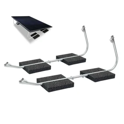 Abbildung von plenti SOLAR BOX Pro Flachdach Halterung Solarmodul verstellbar Balkonkraftwerk