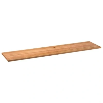 Abbildung von vidaXL Tischplatte Hellbraun 320x80x4,2 cm Massivholz Eiche Rechteckig