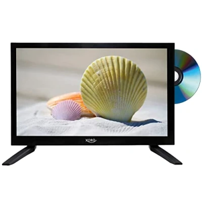 Abbildung von netshop 25 Camping TV 19 Zoll (47cm) Xoro HTC 1949 LCD HD Fernseher mit Triple Tuner DVB S2/T2/C, DVD, USB Mediaplayer, CI+, 12V / 230V schwarz