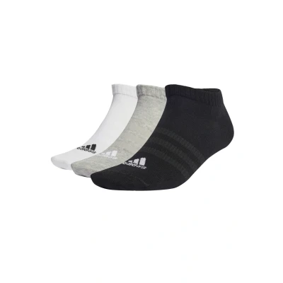 Abbildung von adidas Unisex Kinder Socken T Spw Low 3P, Medium Grey Heather/White/Black, IC1337, KXL