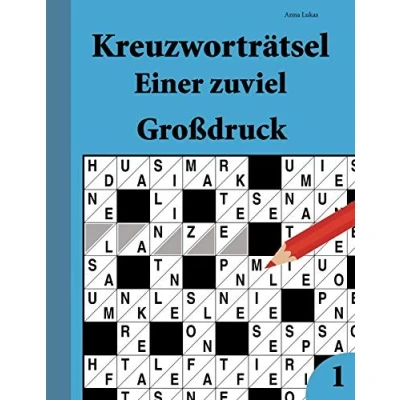 Abbildung von Kreuzworträtsel Einer zuviel Großdruck 1