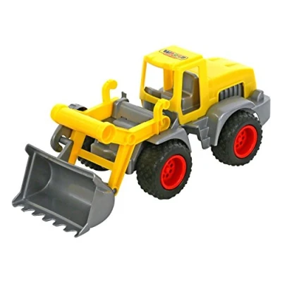Abbildung von WADER QUALITY TOYS Spielzeug Radlader ConsTruck Schaufellader Raupe Baustelle