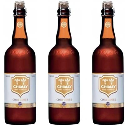Abbildung von 3 x Chimay Triple Cinq Cents 0,75l Go beer.com