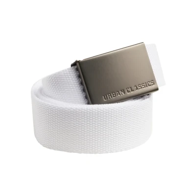 Abbildung von Urban Classics Single Gürtel, Herren, Größe: One Size, White/silver