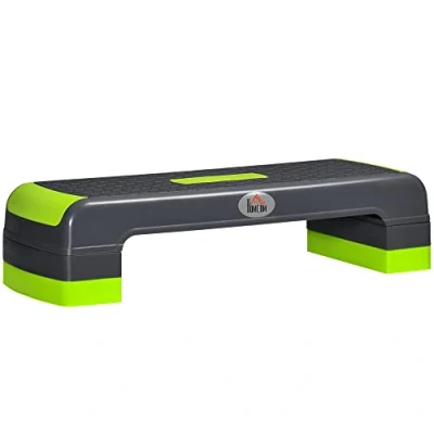 Abbildung von HOMCOM Stepper Steppbrett höhenverstellbar Fitness Heimtrainer Indoor Outdoor (mit 3 Stufen (10,15,20 cm), 1 tlg., höhenverstellbar), 78L x 28B 10 20H cm