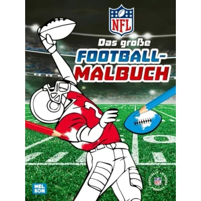 Abbildung von NFL: Das große Football Malbuch: Offiziell lizenziertes Produkt