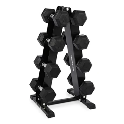 Abbildung von MSports® Kurzhantel Rack mit 300kg Belastbarkeit Hantelständer Hantelablage