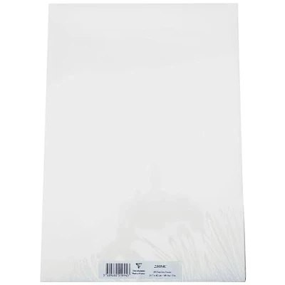 Abbildung von Clairefontaine 21694C Skizzenpapier (90 g, DIN A3, 29,7 x 42 cm, 50 Blatt, ideal für Künstler oder die Schule) weiß