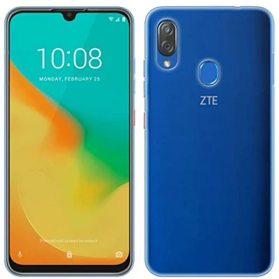 Abbildung von cofi1453® Silikon Hülle Basic kompatibel mit ZTE BLADE V10 VITA Case TPU Soft Handy Cover Schutz Transparent