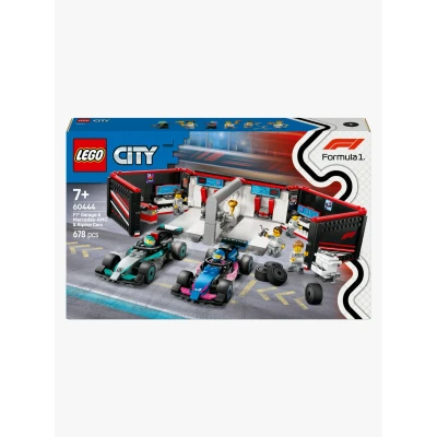 Abbildung von 60444 City F1 Garage mit Mercedes AMG &amp; Alpine Rennautos, Konstruktionsspielzeug