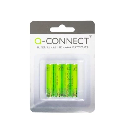 Abbildung von Q CONNECT KF00488 Batterie 1,5V 4 Stück AAA/micro