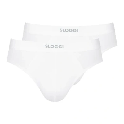 Abbildung von Sloggi 2ER PACK Slip, Herren, Größe: Medium, Weiß
