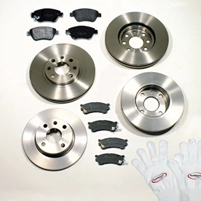 Abbildung von Autoparts Online Set 60017004 Bremsscheiben Bremsbeläge Bremsen für vorne und hinten