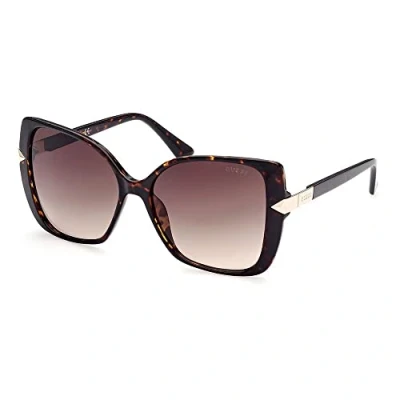 Abbildung von GUESS Unisex GU7820 Sonnenbrille, Dark Havana, 56