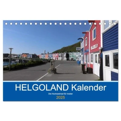 Abbildung von Helgoland Kalender (Tischkalender 2025 DIN A5 quer), CALVENDO Monatskalender