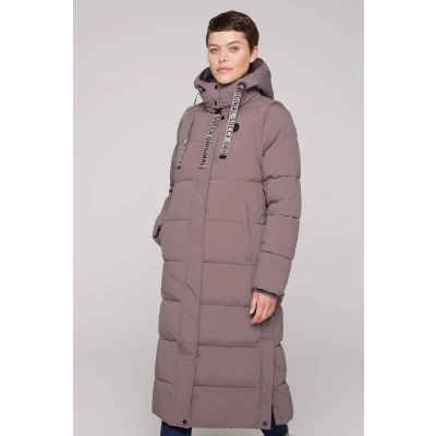 Abbildung von SOCCX Steppmantel mit Windbreaker Bündchen und Zwei Wege Reißverschluss