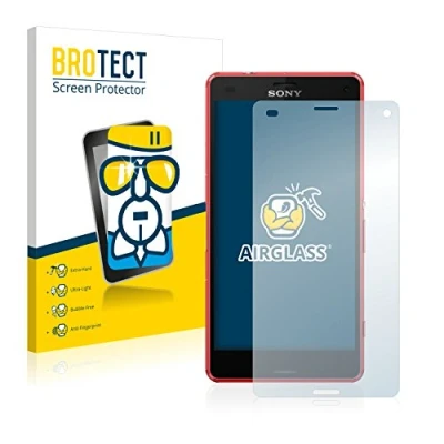 Abbildung von BROTECT Schutzglas für Sony Xperia Z3 Compact Schutzfolie Panzer Folie Glas [Extrem Kratzfest 9H, Anti Fingerprint, Ultra Transparent]
