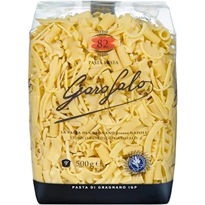 Abbildung von 10x Pasta mista N. 82 Neapolitanische Hartweizengrieß Packung mit 500g IGP + Italian Gourmet polpa 400g