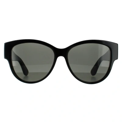 Abbildung von SAINT LAURENT Damen SL M3 002 Gläser SONNENBRILLEN Acetat Schwarz Grau Rund Normal