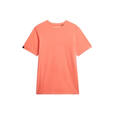 Abbildung von Superdry Essential Tshirt basic, Herren, Größe: Medium, Washed fiery coral