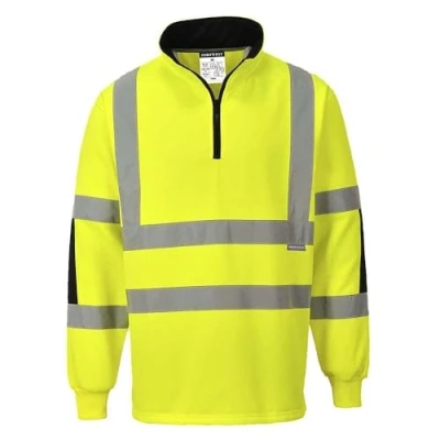 Abbildung von Portwest Xenon Rugby Shirt, Größe: 4XL, Farbe: Gelb, B308YER4XL