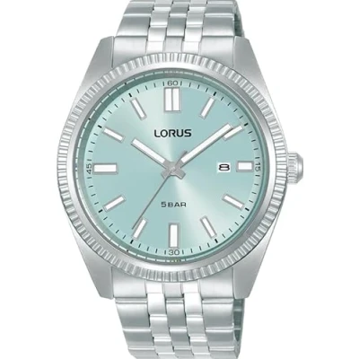 Abbildung von Lorus Unisex Erwachsene Analog Quarz Uhr mit Edelstahl Armband RH969QX9