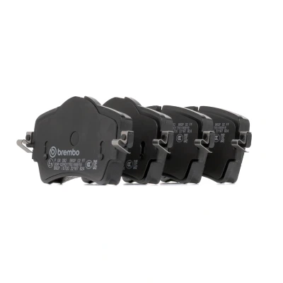 Abbildung von BREMBO P 06 092 Bremsbelagsatz für Verschleißwarnanzeiger vorbereitet mit Bremssattelschrauben ohne Zubehör MINI: Schrägheck, Cabrio, Countryman
