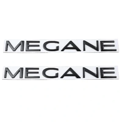 Abbildung von Megane Emblem Autoaufkleber für Auto Seite hinten vorne Kofferraum (schwarz)