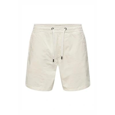 Abbildung von ONLY &amp; SONS Herren Onstel Corduroy 0185 Shorts Noos, Cloud Dancer, S