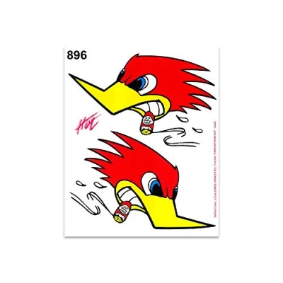 Abbildung von 4R Quattroerre.it 896 Sticker Aufkleber Specht, 13.5 x 16 cm