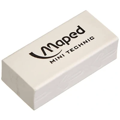 Abbildung von Maped Radierer Mini Technic PVC 39x12,6x18,2mm