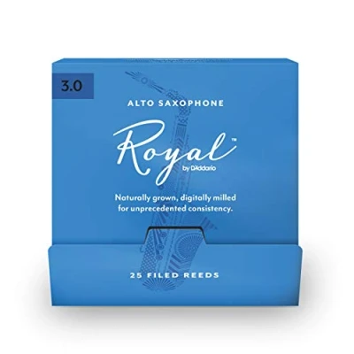 Abbildung von Royal by D&#039;Addario Blätter für Altsaxophon, Stärke 3,0, 25 Stück