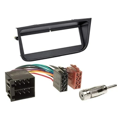 Abbildung von 1 Din Radio Einbauset Blende Radioanschlusskabel Antennenadapter für Peugeot 406 1995 2005