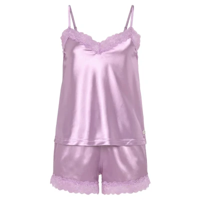 Abbildung von Lascana Shorty SET Nachtwäsche Set, Damen, Größe: 32, Lila