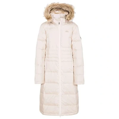 Abbildung von Trespass Phyllis, Black, XXS, Lange Warme Daunenjacke mit abnehmbarer Kapuze 50% Daunen für Damen, XX Small / 2XS 2X Small, Schwarz