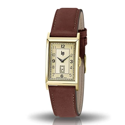 Abbildung von Lip Unisex Kinder Analog Quarz Uhr mit Leder Armband lip671014