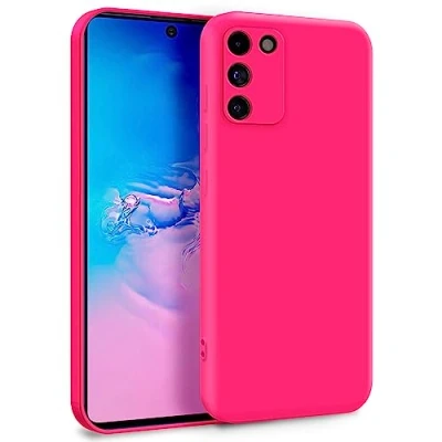 Abbildung von MyGadget Hülle für Samsung Galaxy S10 Lite Zweilagige Handyhülle mit Kameraschutz Cover Innenfutter &amp; Silikon außen Pink