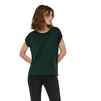 Abbildung von Vero Moda Vmava Plain Tshirt basic, Damen, Größe: XS, Pine grove