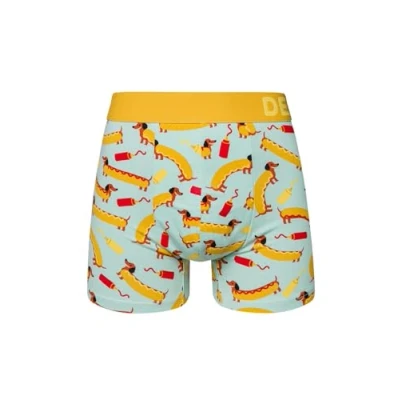 Abbildung von Dedoles Boxershorts Herren &amp; Jungen Unterwäsche Trunks Baumwolle lustige Designs Dinosaurier Hamster Spiele Maulwurf Geschenk, Farbe: Mehrfarbig, Motiv: Tukan und Blätter (Boxershorts), Gr. L