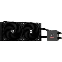 Abbildung von ENERMAX LIQMAX IV 240mm AIO CPU WasserkühlungDual ChamberTDP 360W+Intel LGA 1851/1700/115x/2066 AMD AM5/AM4 Digital Anzeige 2x 120 PWM Performance Flow FanELC LMIV240 SF
