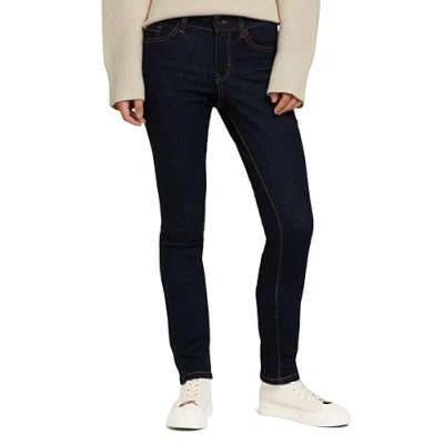 Abbildung von TOM Tailor Alexa Jeans Slim Fit, Damen, Größe: 28x32, Clean rinsed blue denim