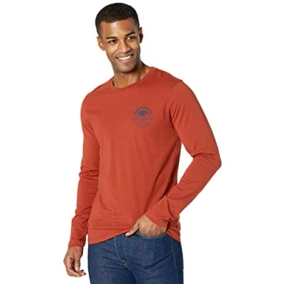 Abbildung von Fjallraven Herren T Shirt Forever Nature Badge LS M, Autumn Leaf, XS, 87303
