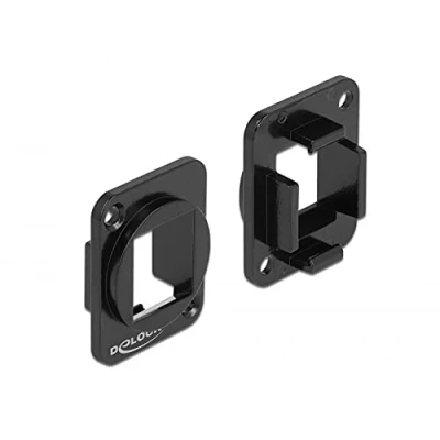 Abbildung von Delock Keystone Halterung 1 Port für D Typ Metall