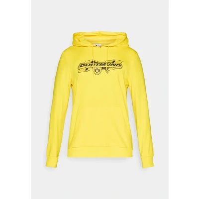 Abbildung von Puma Borussia Dortmund FtblCulture Hoodie Herren Mit Other Pattern Faster Yellow/Black Größe: 3XL